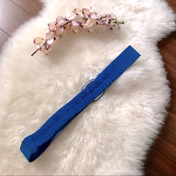 Vintage Royal Blue Belt, elastic belt (XS-M) - Picture 5 of 6